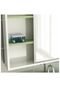 Espelheira para Banheiro Modelo 22 80 cm Branca e Verde Tomdo - Marca Tomdo