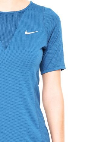 Camiseta Nike Nk Znl Cl Relay Top Ss Azul