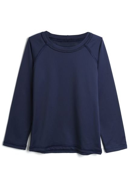 Camiseta Malwee Liberta Infantil Lisa Azul-Marinho - Marca Malwee liberta