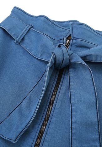 Saia Jeans Forum Curta Clochard Azul