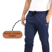 Calça Jogger Masculina Casual Tecido Tactel com Elastano Treino Academia - Marca KS