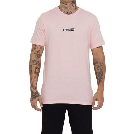 Camiseta DC Shoes Diaginal Tape Masculina Rosa - Marca DC Shoes