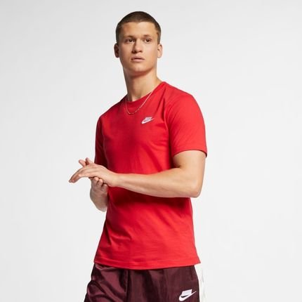 Camiseta Nike Sportswear Club Vermelha - Marca Nike