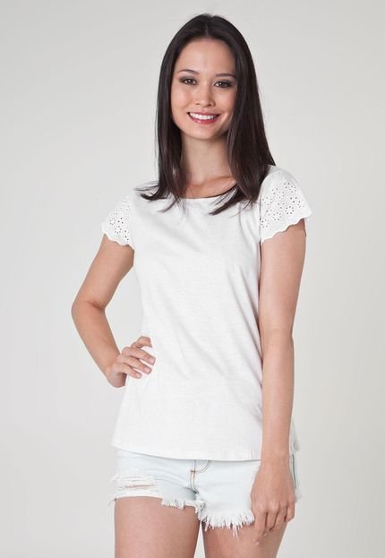 Blusa Pop Touch Sweet Off-White - Marca Pop Touch