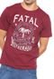 Camiseta Fatal Surf Pirate Island Vinho - Marca Fatal Surf