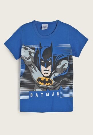 Camiseta Infantil Kamylus Batman Azul
