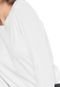 Camiseta Liz Canelada Off-White - Marca Liz