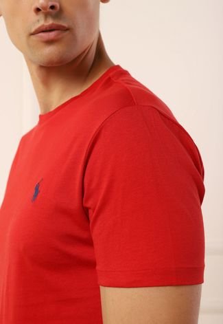 Camiseta Polo Ralph Lauren Logo Vermelha