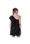 Vestido Babados Preto - Marca Colcci