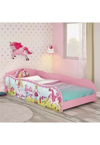 Cama Barbie Happy Branca e Rosa Pura Magia - Compre Agora