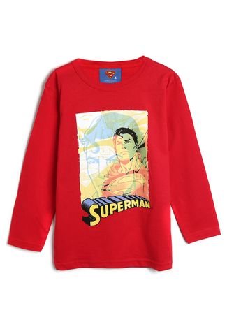 Camiseta Marlan Infantil Superman Vermelha