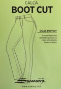 Calça Jeans Sawary Bootcut Lisa Azul-Marinho - Marca Sawary