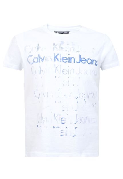 Camiseta Calvin Klein Kids Front Branca - Marca Calvin Klein Kids