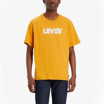 Camiseta Levi's® Graphic Set-in Neck Amarela Manga Curta - Marca Levis