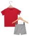 Conjunto Disney by Tricae Fashion  Infantil Vermelho - Marca Disney by Tricae