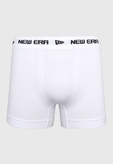 Cueca New Era Boxer Branded Branca - Marca New Era