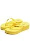 Chinelo Colcci Metal Anabela Amarelo - Marca Colcci