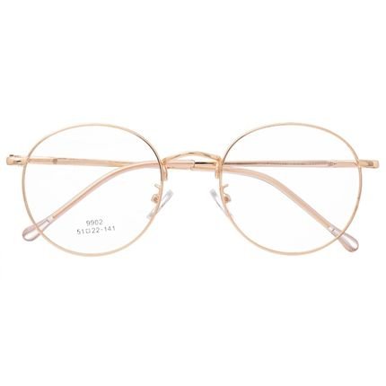 Armação De Óculos Para Grau  Redondo Round Dourado - Marca Palas Eyewear