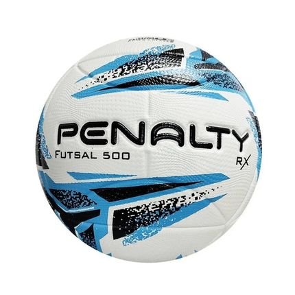 Bola Futsal Penalty RX 500 XXIII - Branco/azul - Marca Penalty