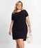 Vestido Feminino Plus Size Secret Glam Preto - Marca Rovitex Plus Size