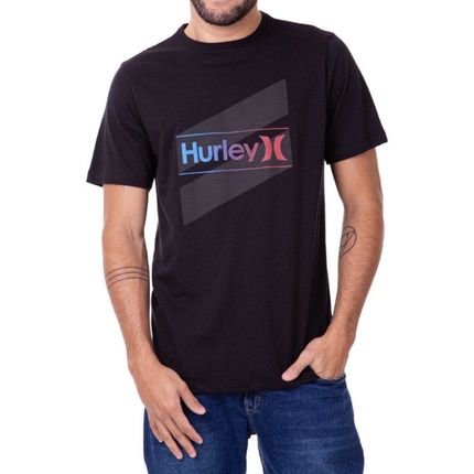 Camiseta Hurley Slash Masculina Preto - Marca Hurley