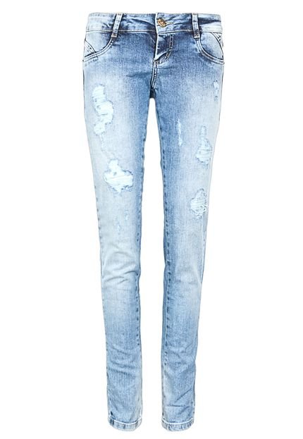Calça Jeans Sawary Skinny Beautiful Azul - Marca Sawary