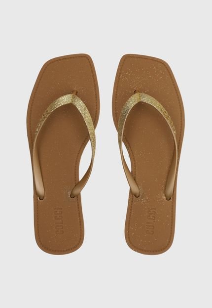 Chinelo Colcci Dedo Dourada - Marca Colcci