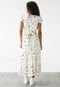 Vestido GAP Midi Laise Off-White - Marca GAP