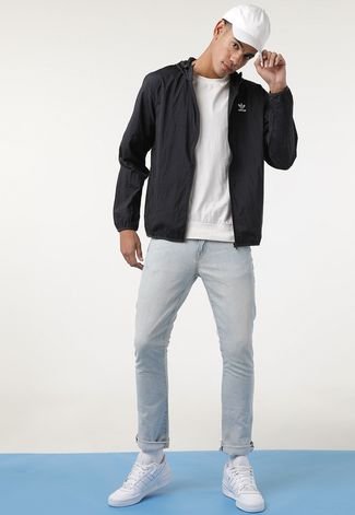 Jaqueta adidas com Capuz Corta Vento Essentials - Masculina