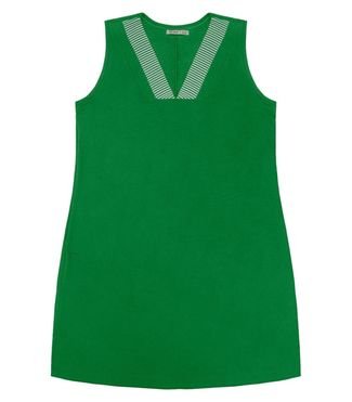 Vestido Plus Size Em Molecotton Secret Glam Verde