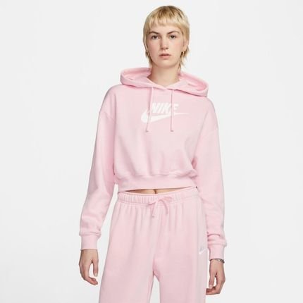 Blusão Nike Sportswear Club Fleece Crop Feminino - Marca Nike