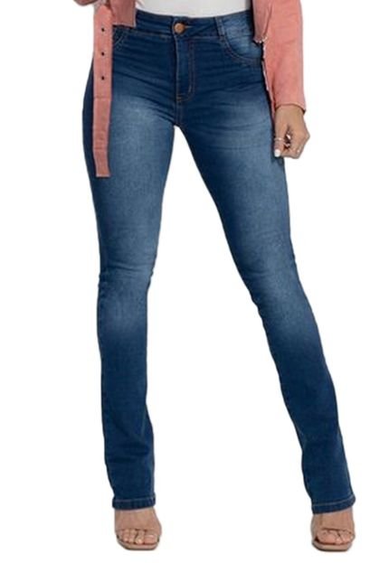 Calça Jeans Biotipo Cal Fit Estonada Azul - Marca Biotipo