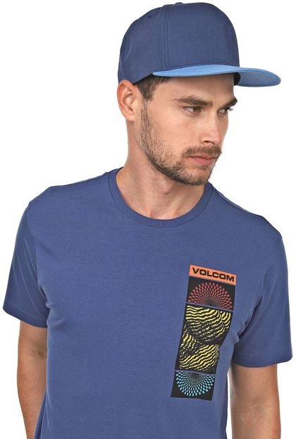 Camiseta Volcom Option Azul - Marca Volcom