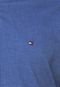Camisa Tommy Hilfiger Custom Fit Azul - Marca Tommy Hilfiger
