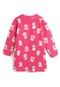 Vestido Brandili Infantil Cachorros Rosa - Marca Brandili