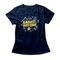 Camiseta Feminina Gamer By Nature - Azul Marinho - Marca Studio Geek 