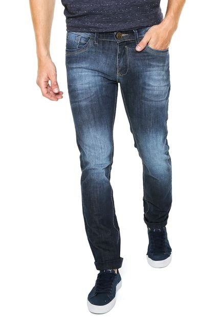 Calça Jeans Rock Blue Skinny Azul-Marinho - Marca Rock Blue