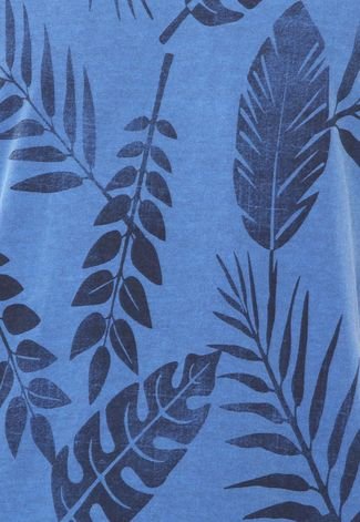 Camiseta Lemon Grove Folhagem Azul