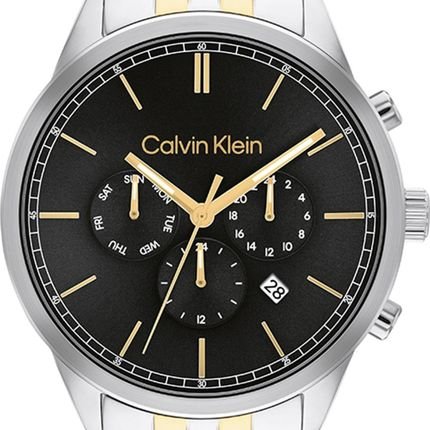 Relógio Calvin Klein Masculino Aço Prateado Dourado 25200380 - Marca Calvin Klein