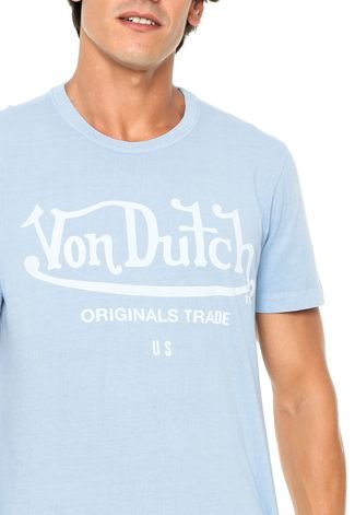 Camiseta Von Dutch Original Trade Azul - Compre Agora | Dafiti Brasil