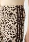 Legging adidas Sportswear Ajustada Animal Print Bege - Marca adidas Sportswear