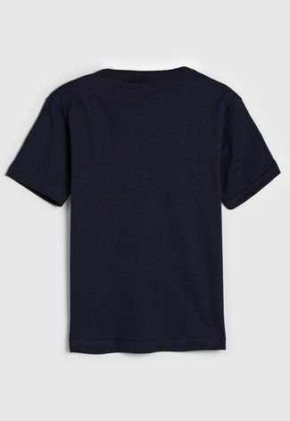 Camiseta Kyly Infantil Safari Azul-Marinho