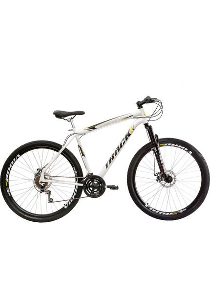 Bicicleta Aro 29 Tb Niner Suspensão Dianteira Branco/Amarelo Track Bikes - Marca T&B TRACK