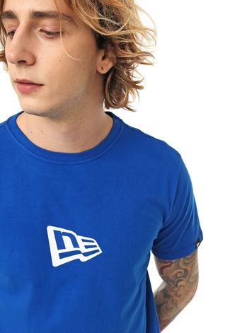 New Era Essential Flag Blue T-Shirt