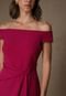 Vestido Lauren by Ralph Lauren Midi Cocktaill Pink - Marca Lauren Ralph Lauren