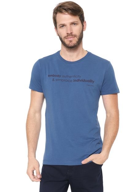 Camiseta Calvin Klein Embody Azul - Marca Calvin Klein