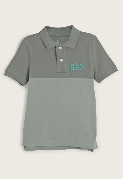 Camisa Infantil Polo GAP Logo Verde - Marca GAP