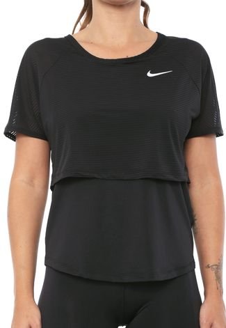 Camiseta Nike 10k Breathe Preta