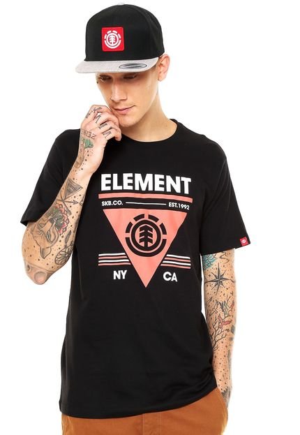Camiseta Element Coverage Preta - Marca Element