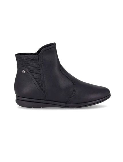 Bota Cano Curto Piccadilly Anabela 261034 Preto Incolor - Marca Piccadilly